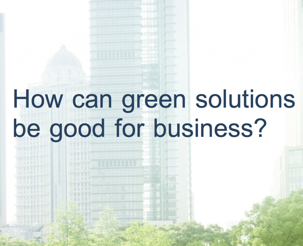 How can green solutions be good for business? Innovation Norway Level39